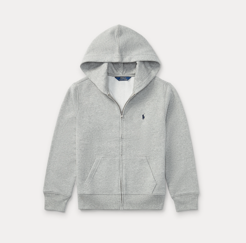 Fleece Full-Zip Hoodie Dark Sport Heather