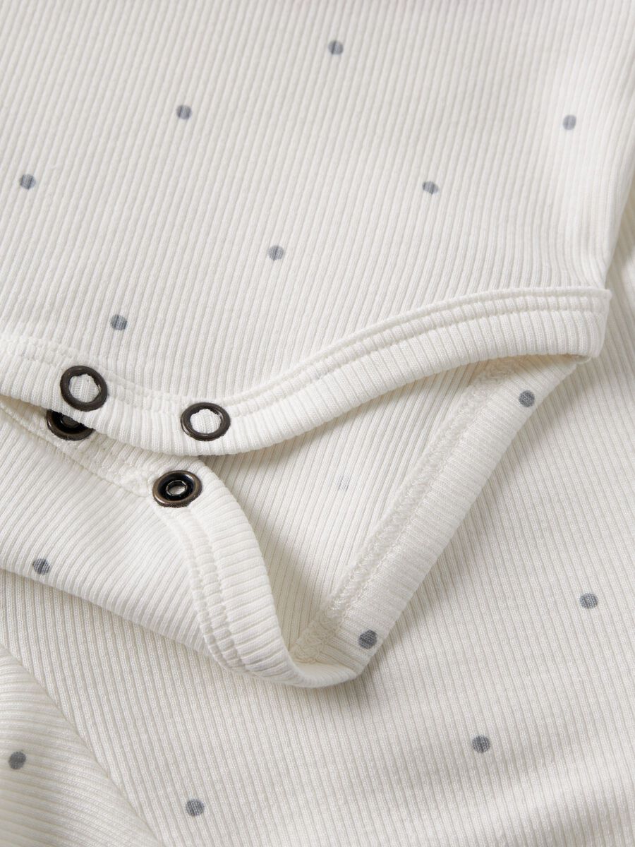 Gago Kip Ls Slim Body Coconut Milk/Sleet Dot