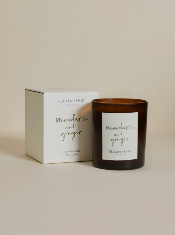Mandarin and Ginger Scented Candle