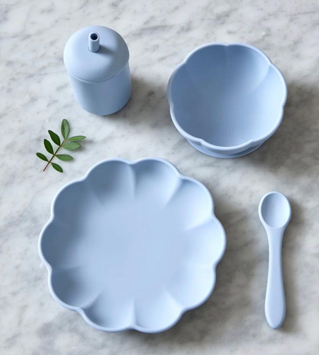 Little Poppy Dining Set Pale Blue