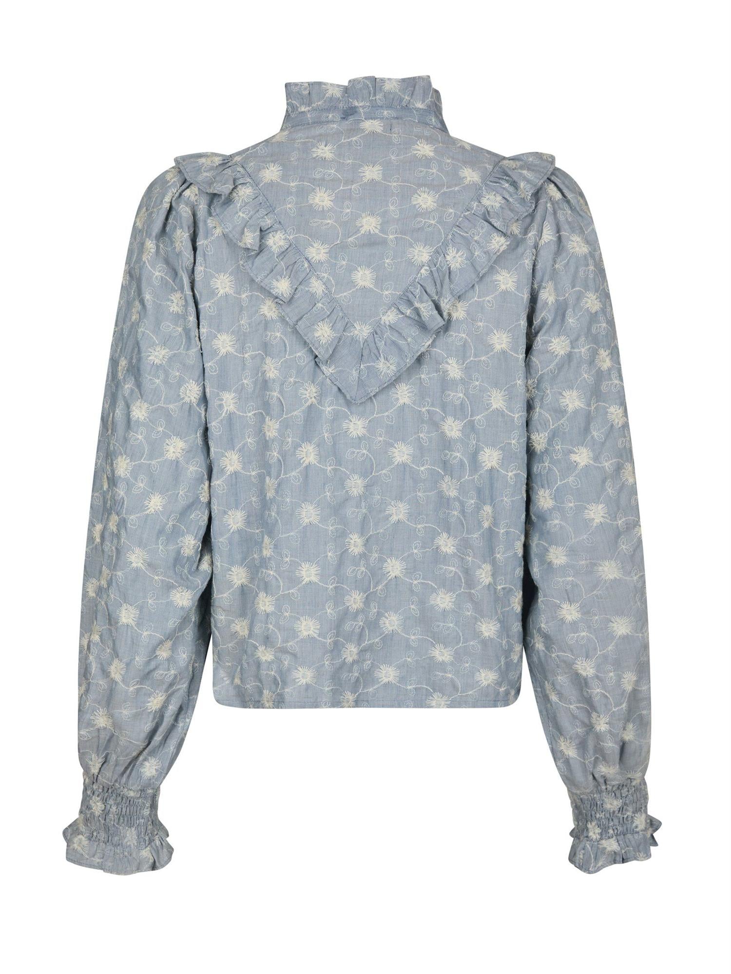 Degas Delicate Blouse Dusty Blue