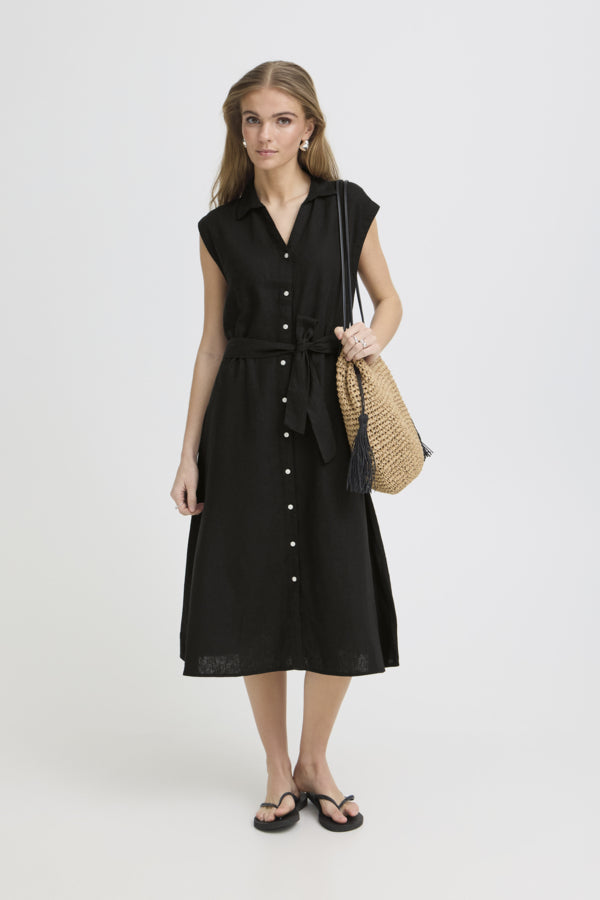 Linno Dress Black