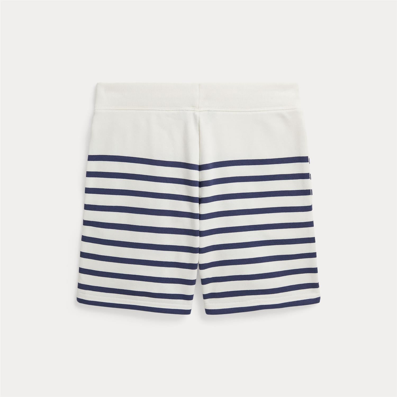 French Terry Short Deckwash White/Light Navy