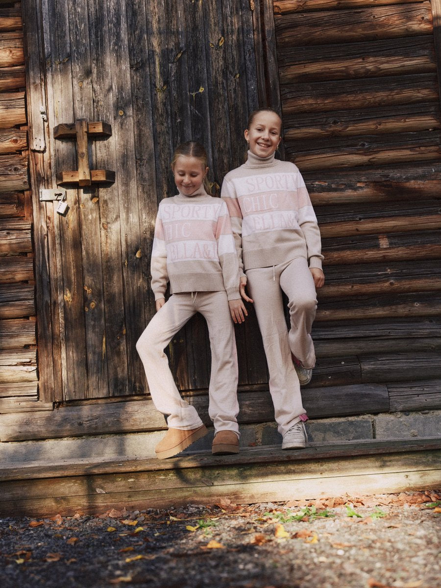 Mara Merino Pants Beige Melange