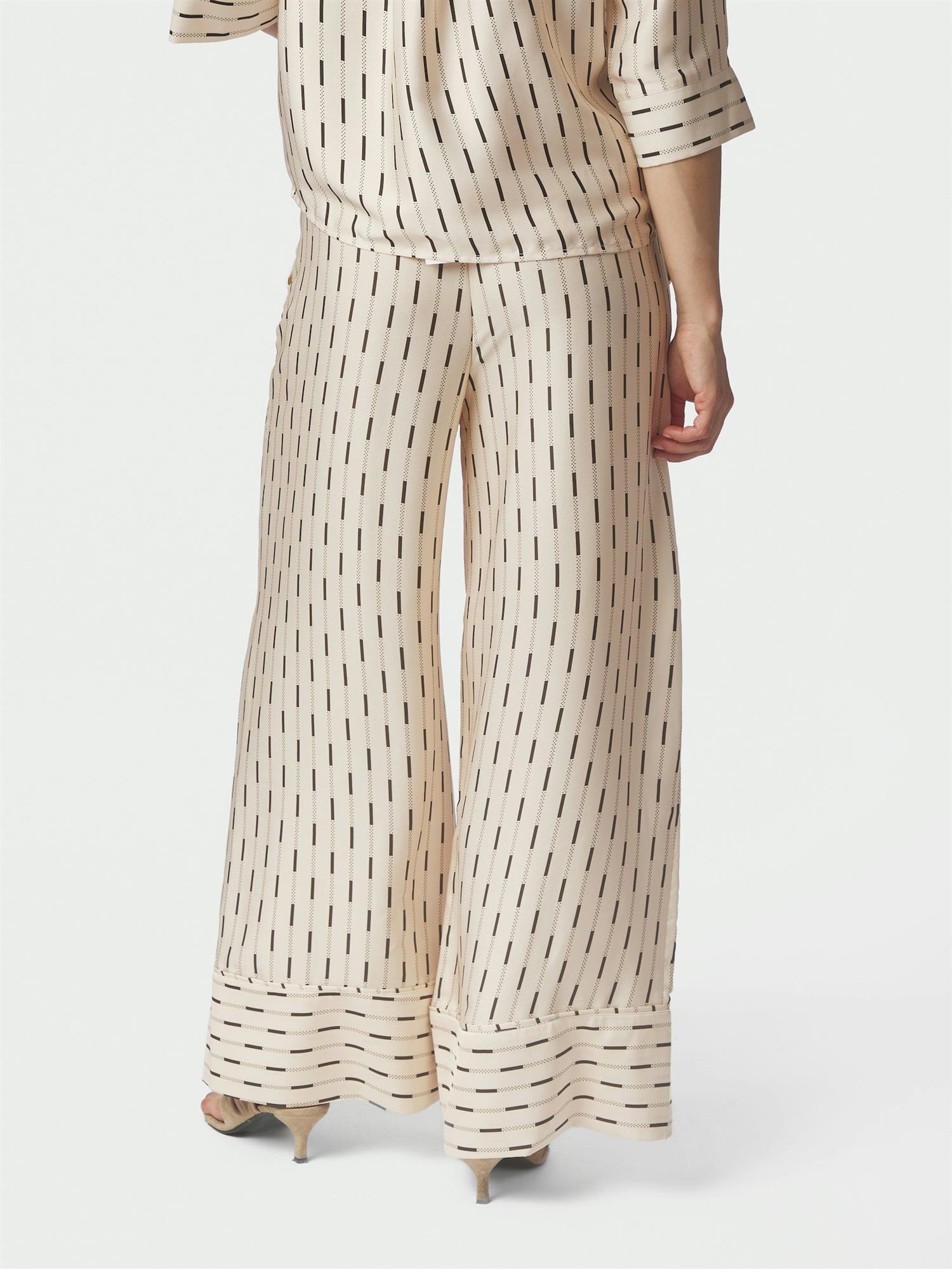 Sora Print Pants Creme