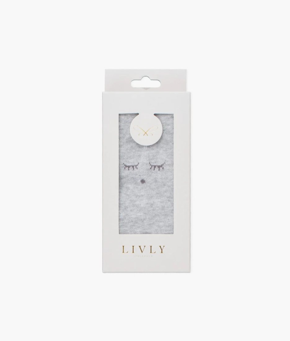Classic Sleeping Cutie Tights Grey