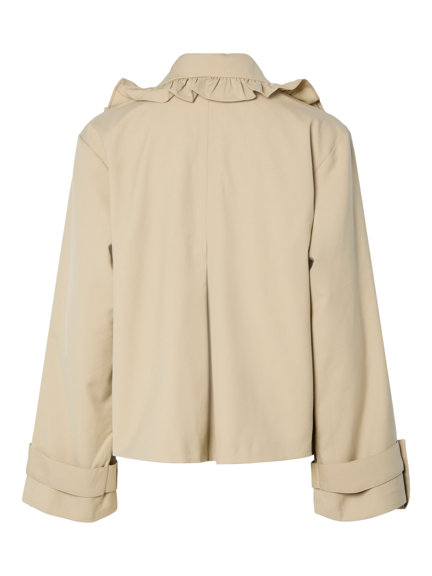 YASELSANA Short Trenchcoat Travertine