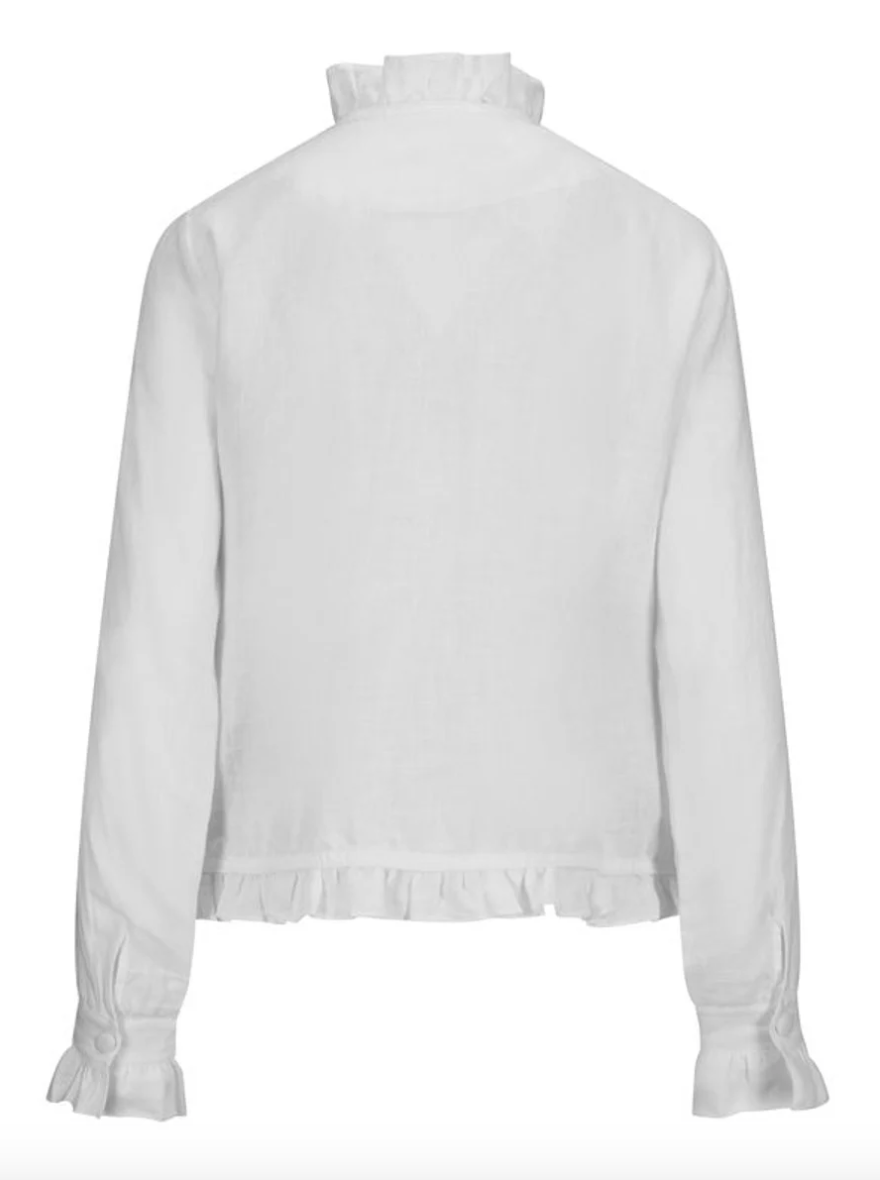 Betty Linen Jacket White