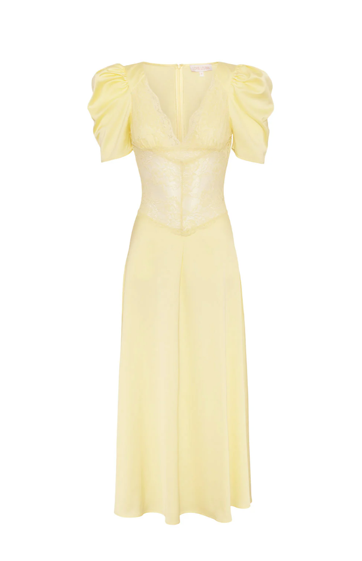 Francis Midi Dress Lemonade