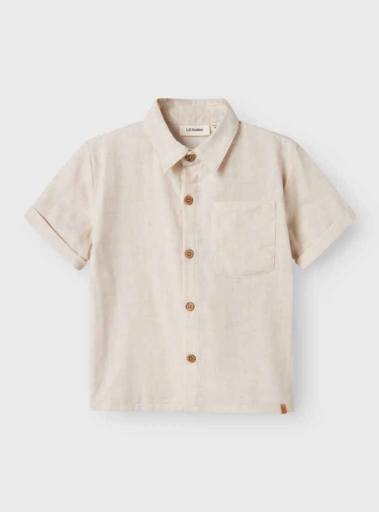 Tarou Loose Shirt Bleached Sand