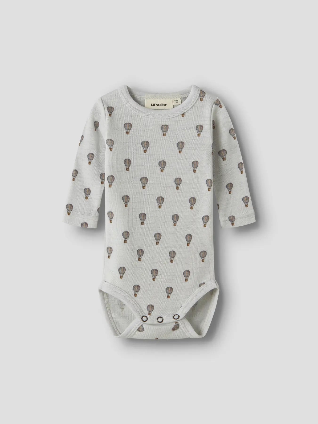 Noel Nor Wool Ls Slim Body Oyster Mushroom/Aribaloon