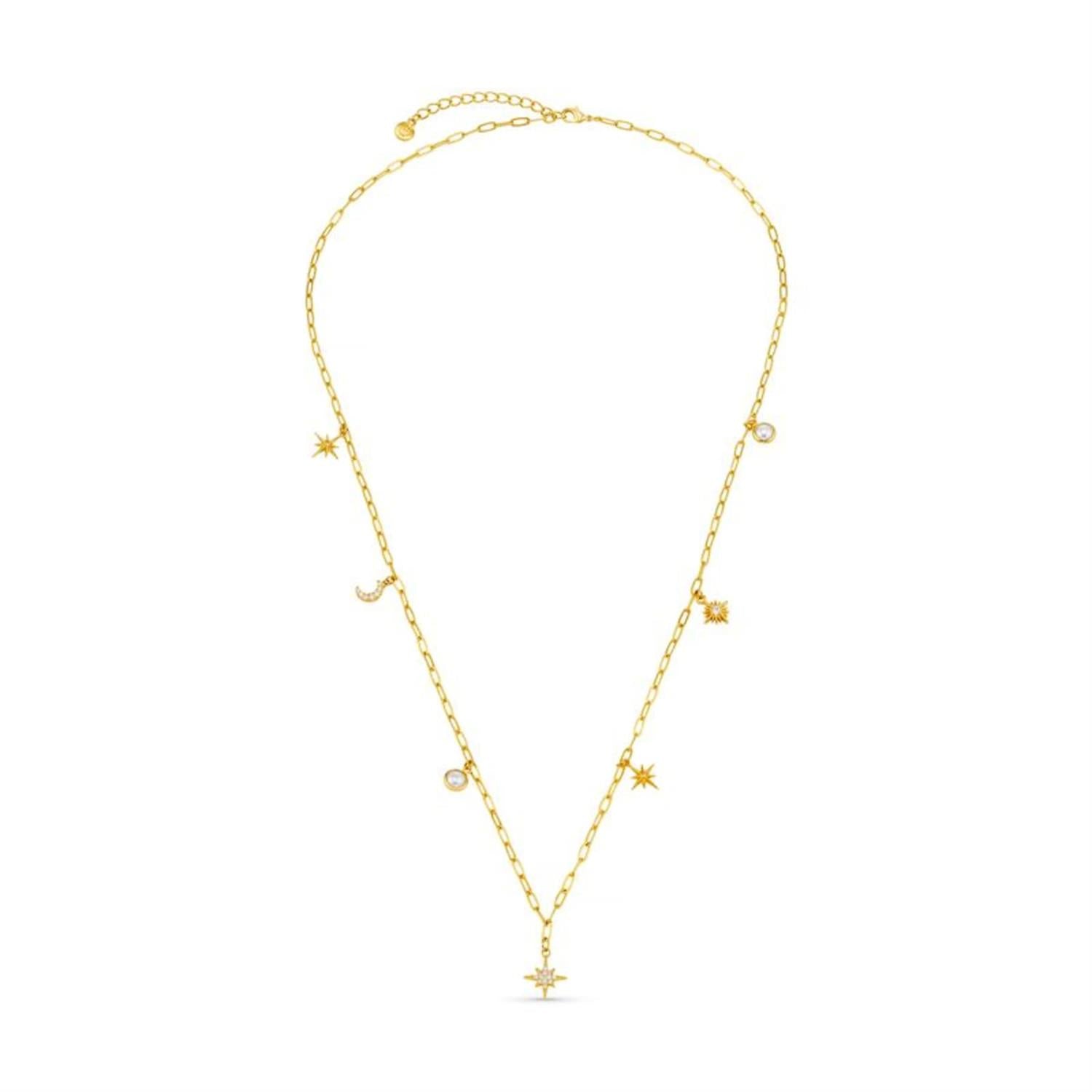 Celestial Multi Charm Rope Necklace 24