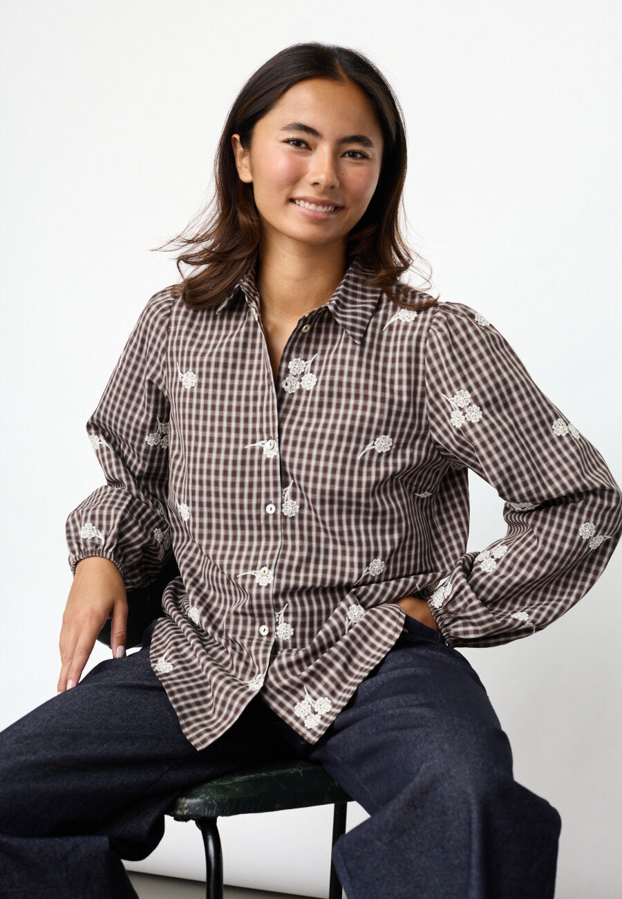 Ebbey Shirt Brown Check