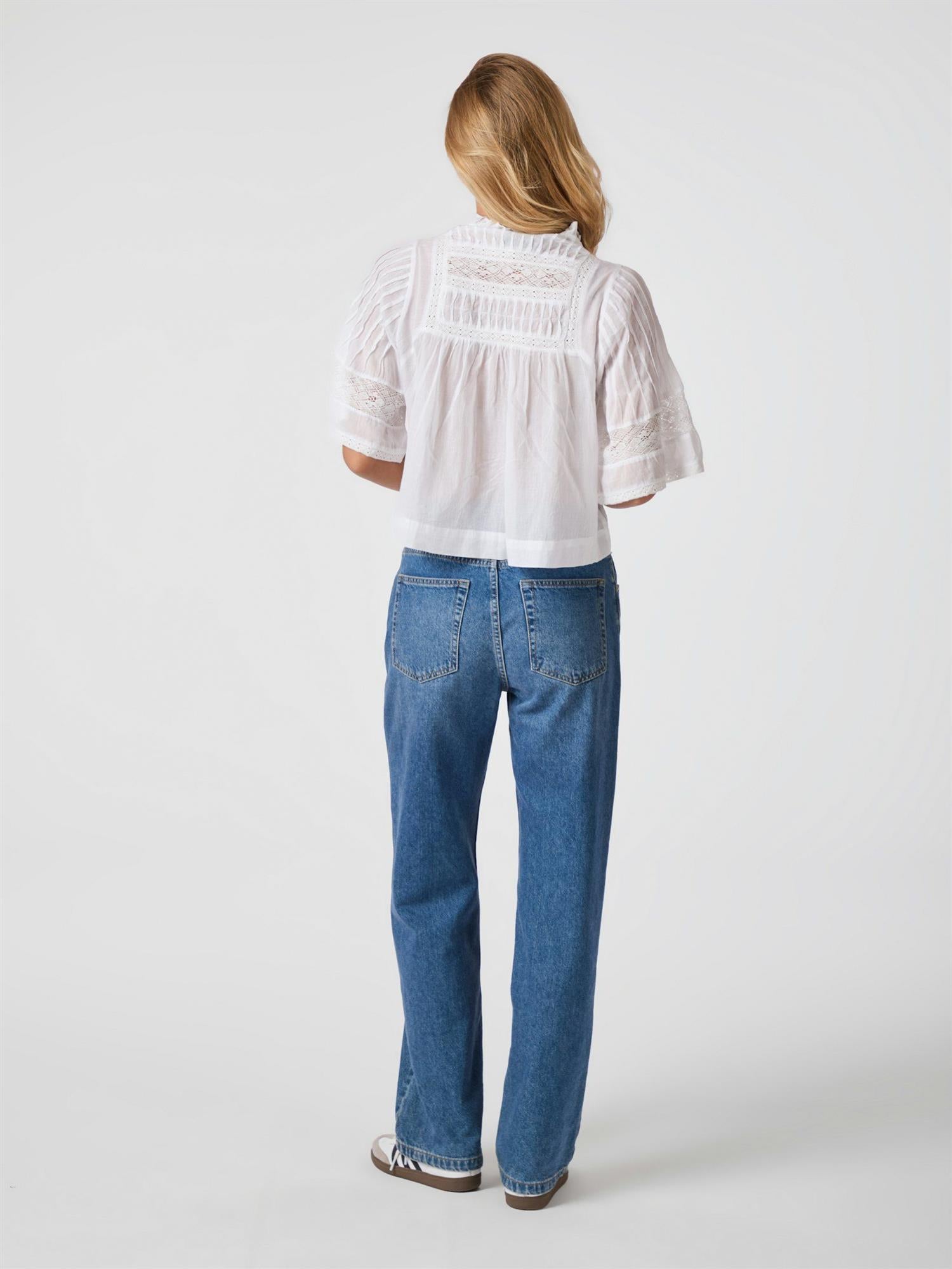 Siama Voile Blouse White