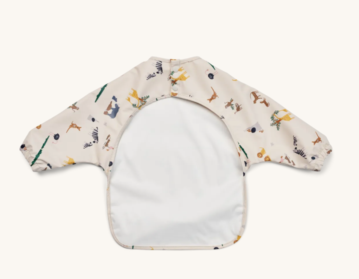 Merle Printed Cape Bib All Together/Sandy