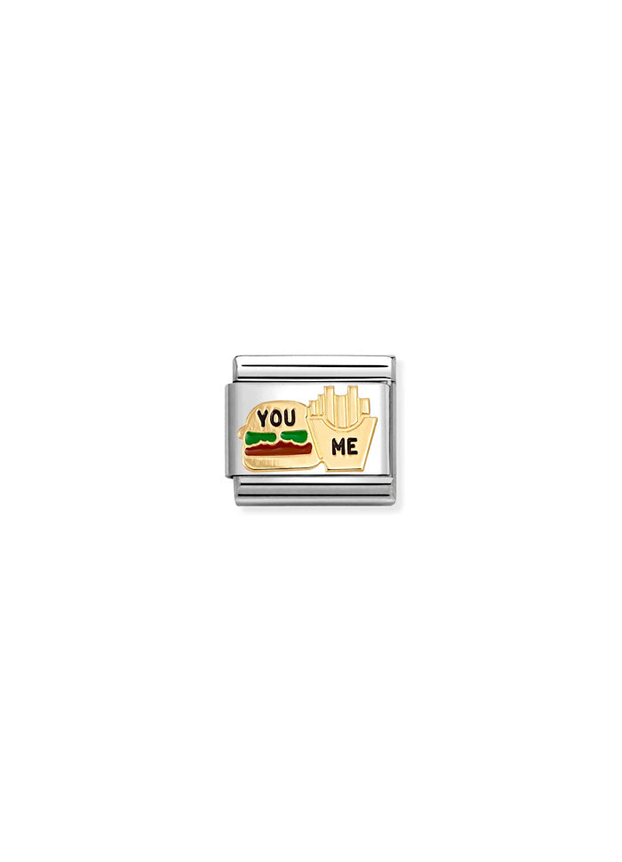 Burger And Fries Gold