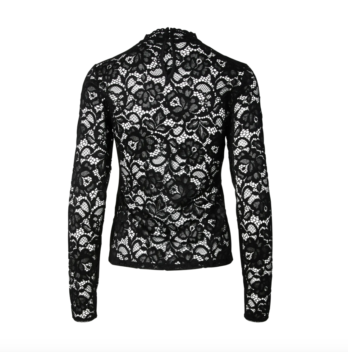 YASLACEY Lace Top Black
