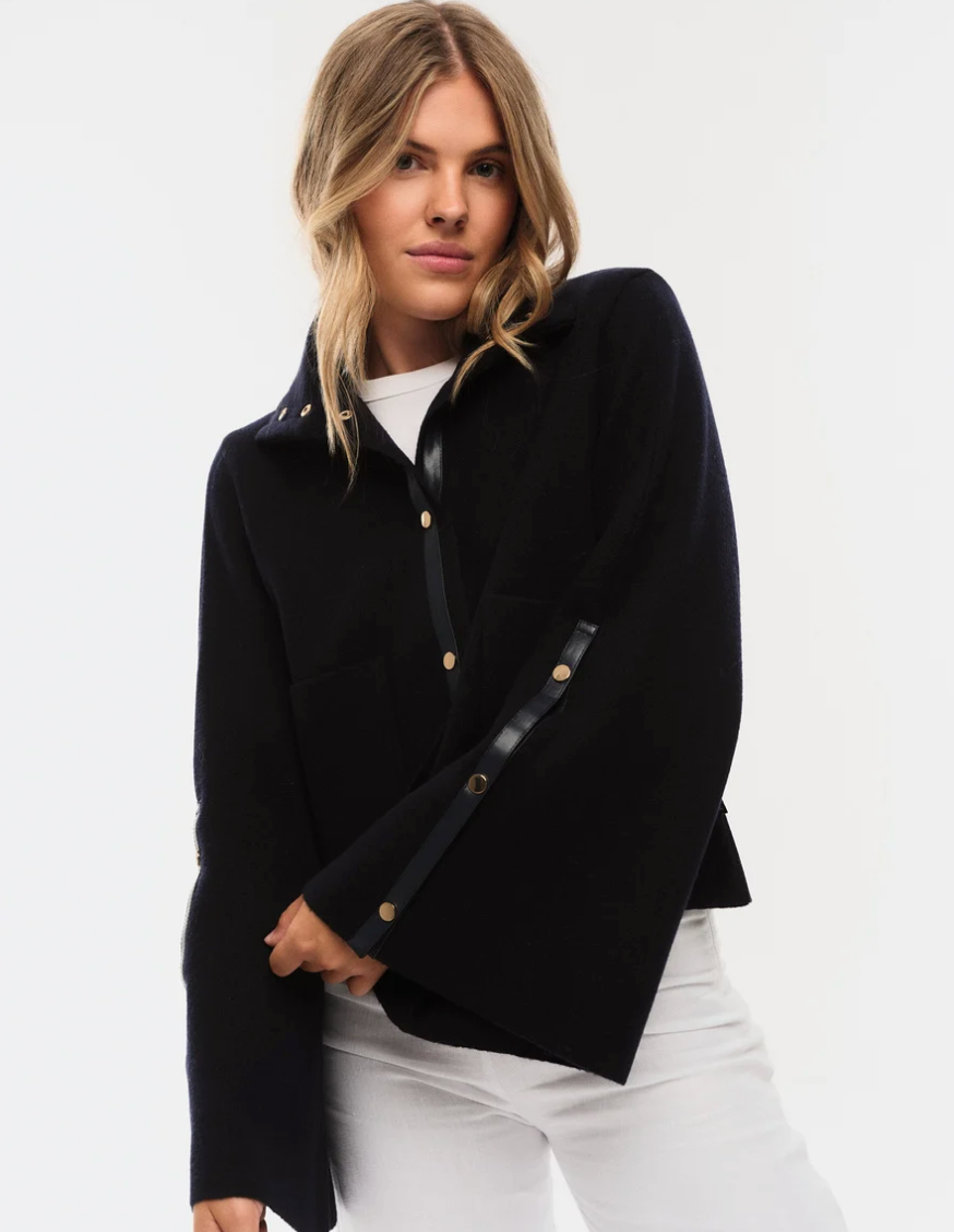 Enola Merino Jcket Navy