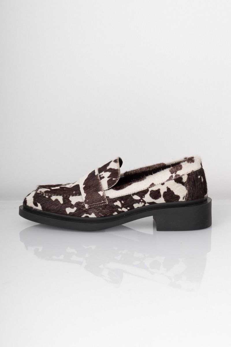 Celina Loafer White/Brown