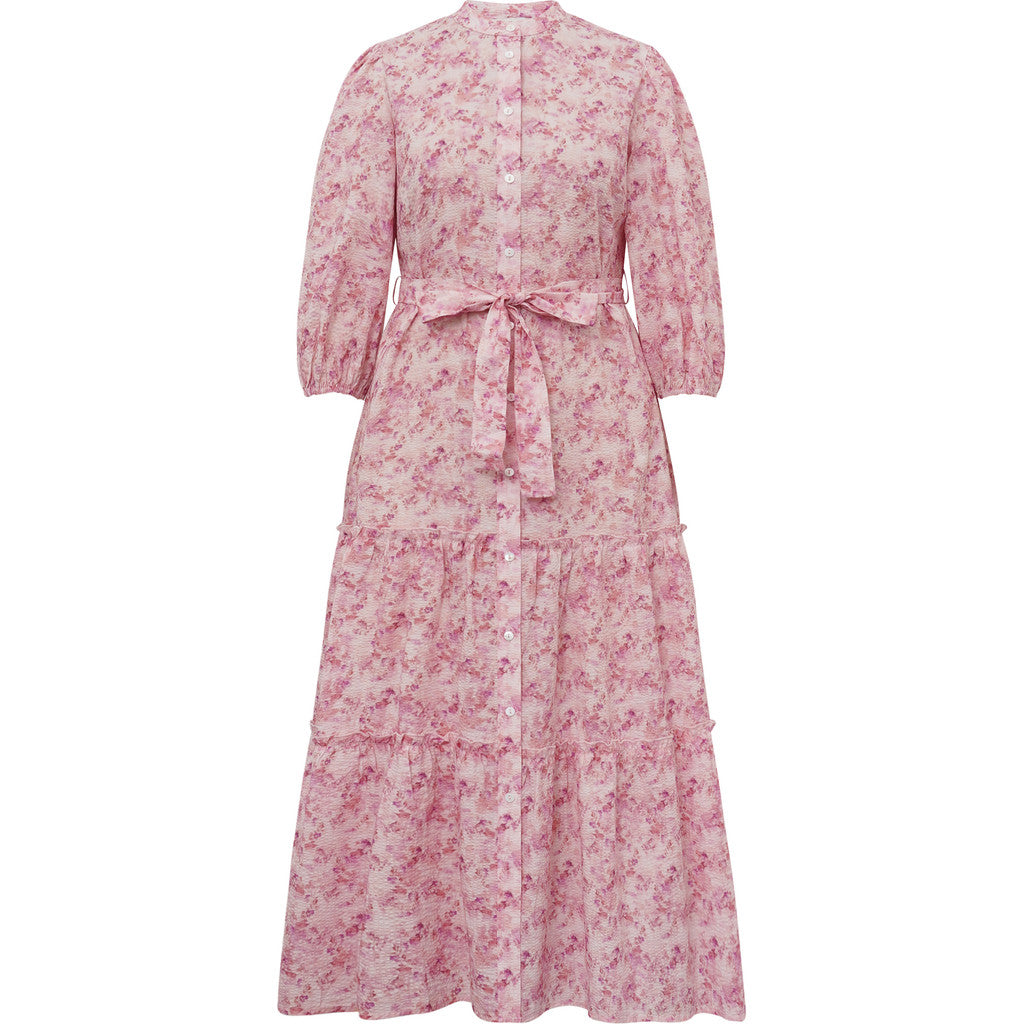 Kate Long Dress Rose Hot Pink