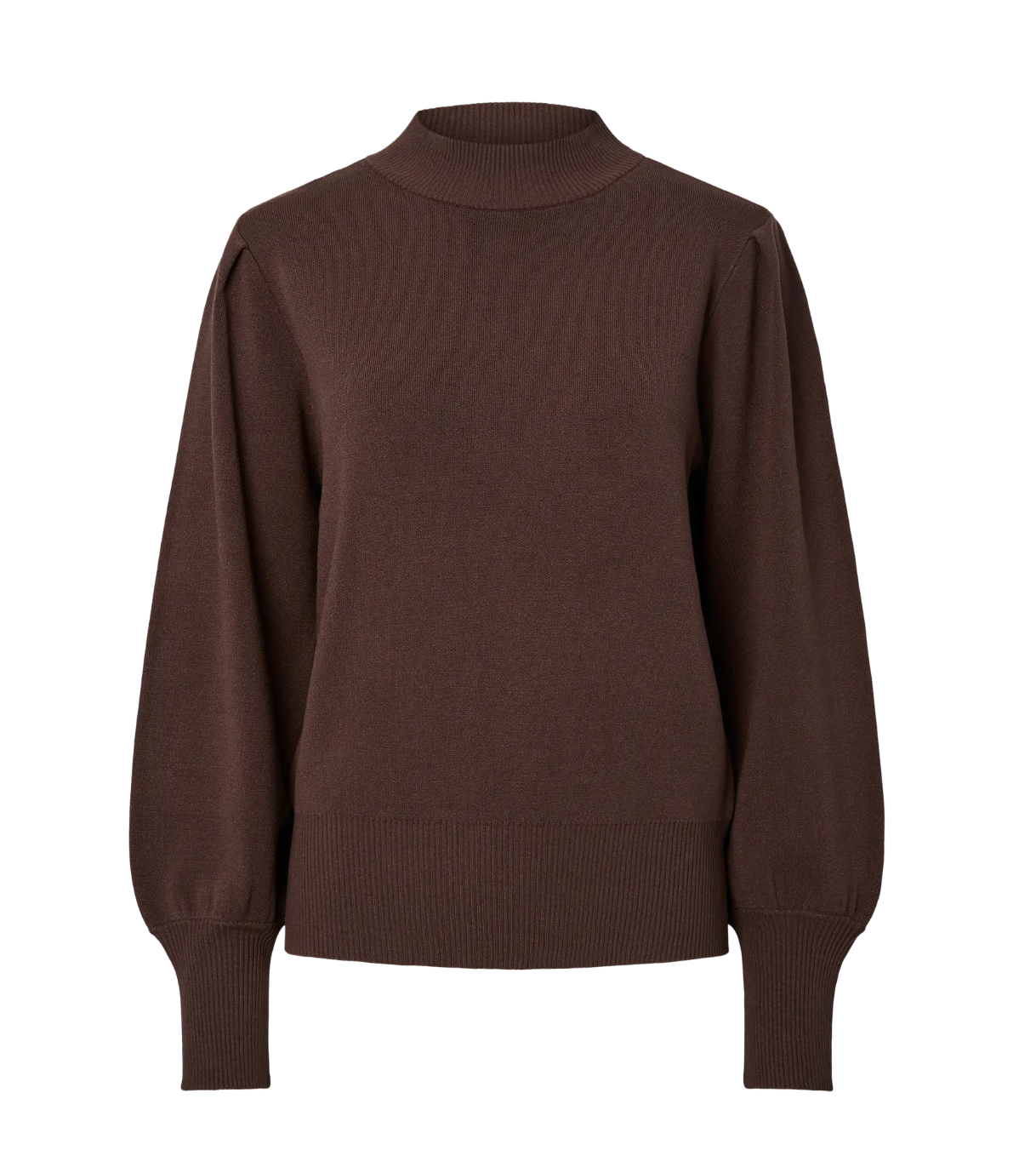 YASFONNY Knit Pullover Chocolate Brown