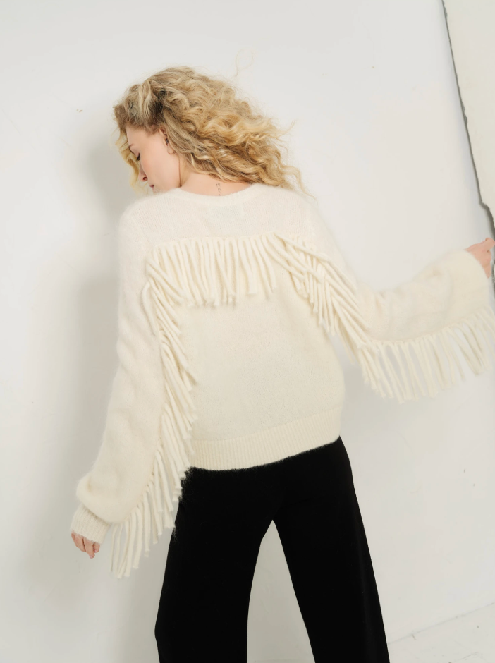 Isabel Chunky Sweater Bright White