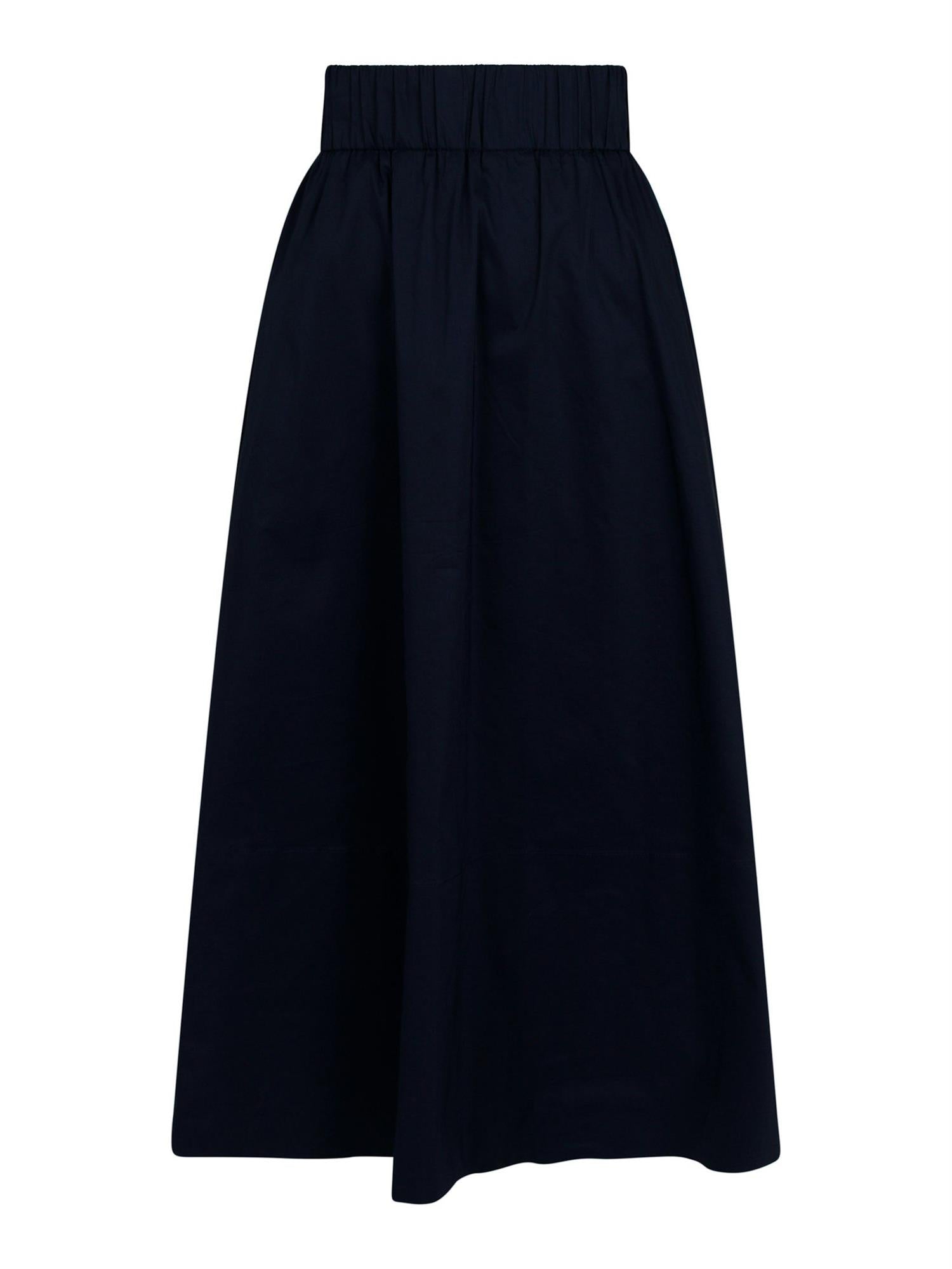 Yara Poplin Skirt Black