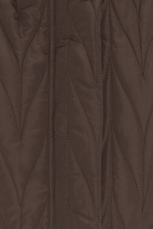 Mille Collar Vest Coffe Bean