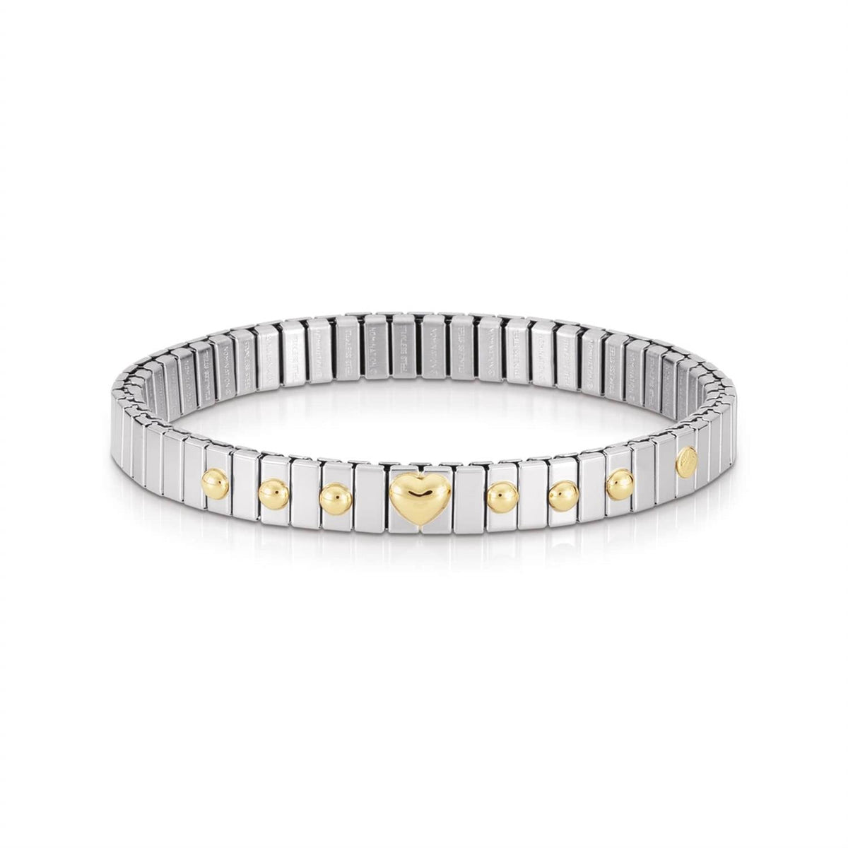 Stretch Bracelet Gold Heart