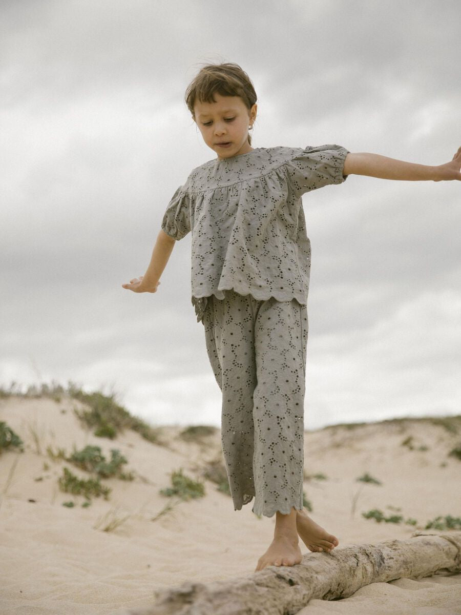 Dally Loose Shirt Forest Fog