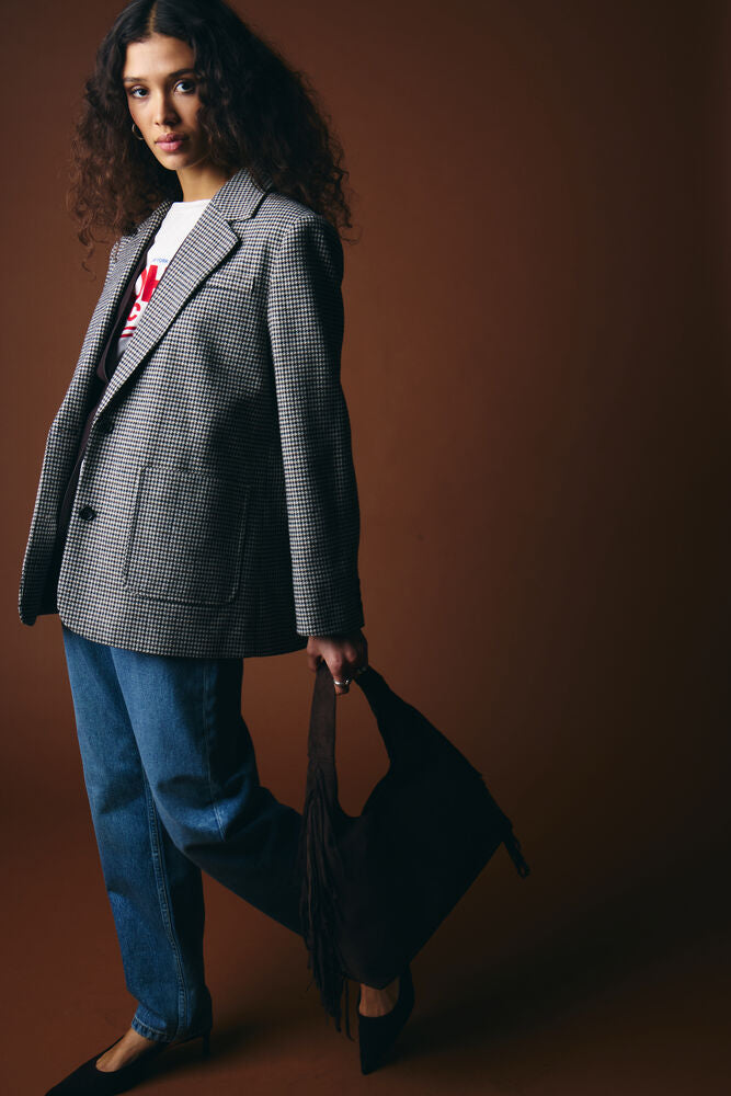 Lubana Blazer Grey Chec