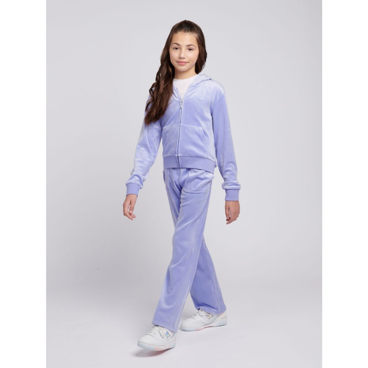 Tonal Velour Jogger Jacaranda