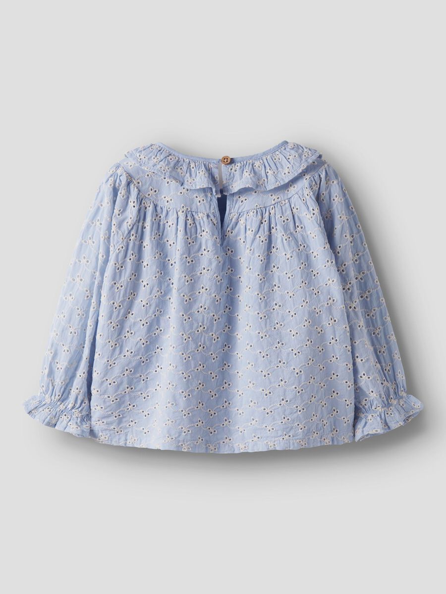 Tessie Ls Loose Shirt Zen Blue