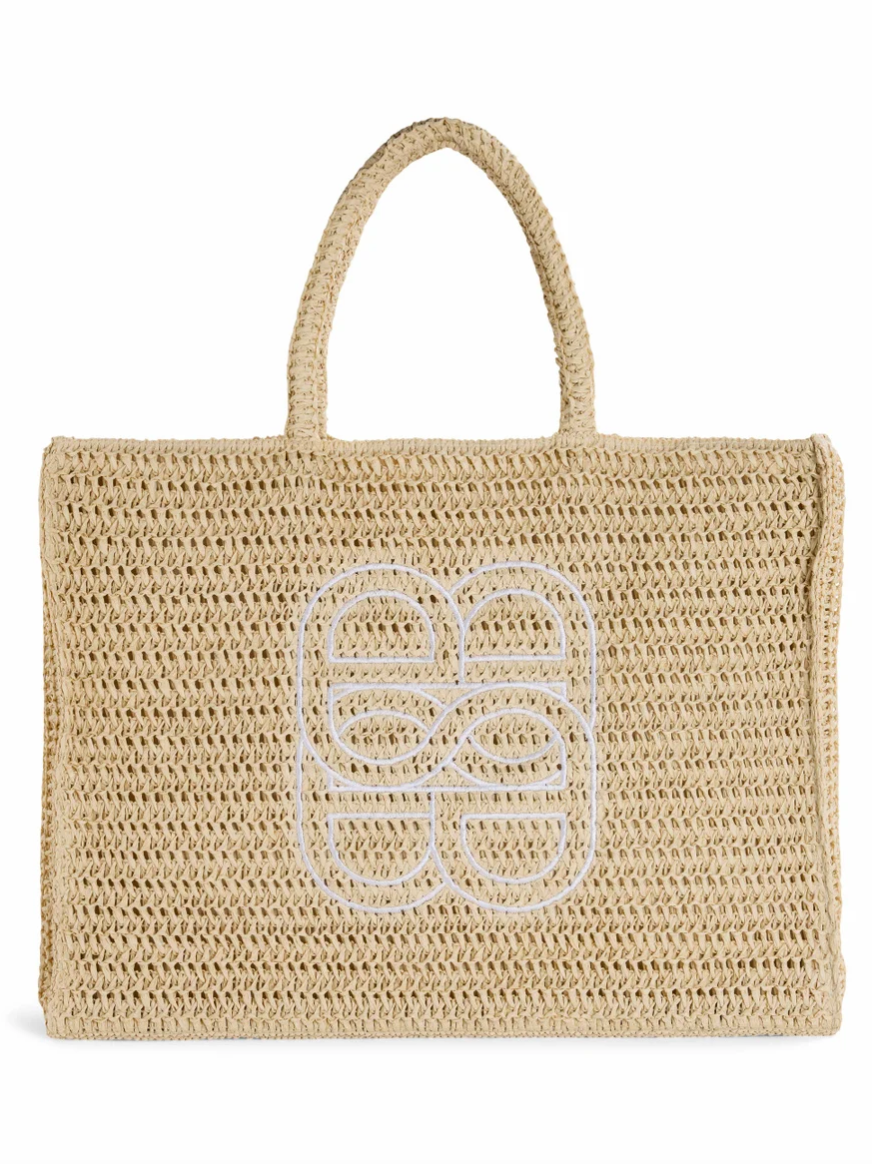 Lene Straw Bag Beige