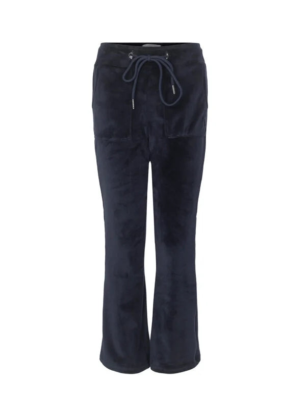 Hermine Velour Pant Deep Navy