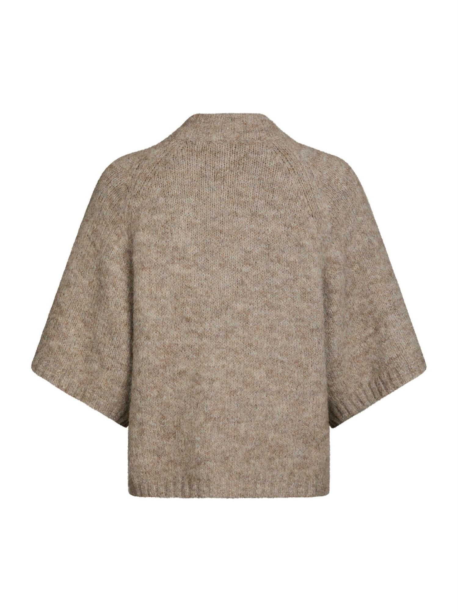 Benuta Fluffy Knit Cardigan Beige Melange