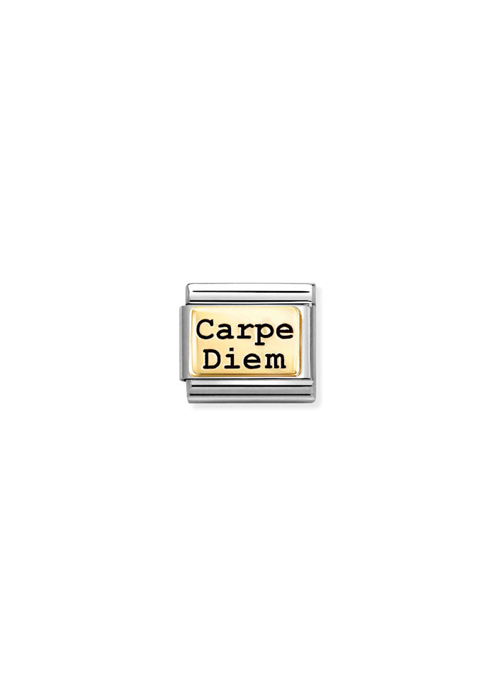 Gold Plate Carpe Diem
