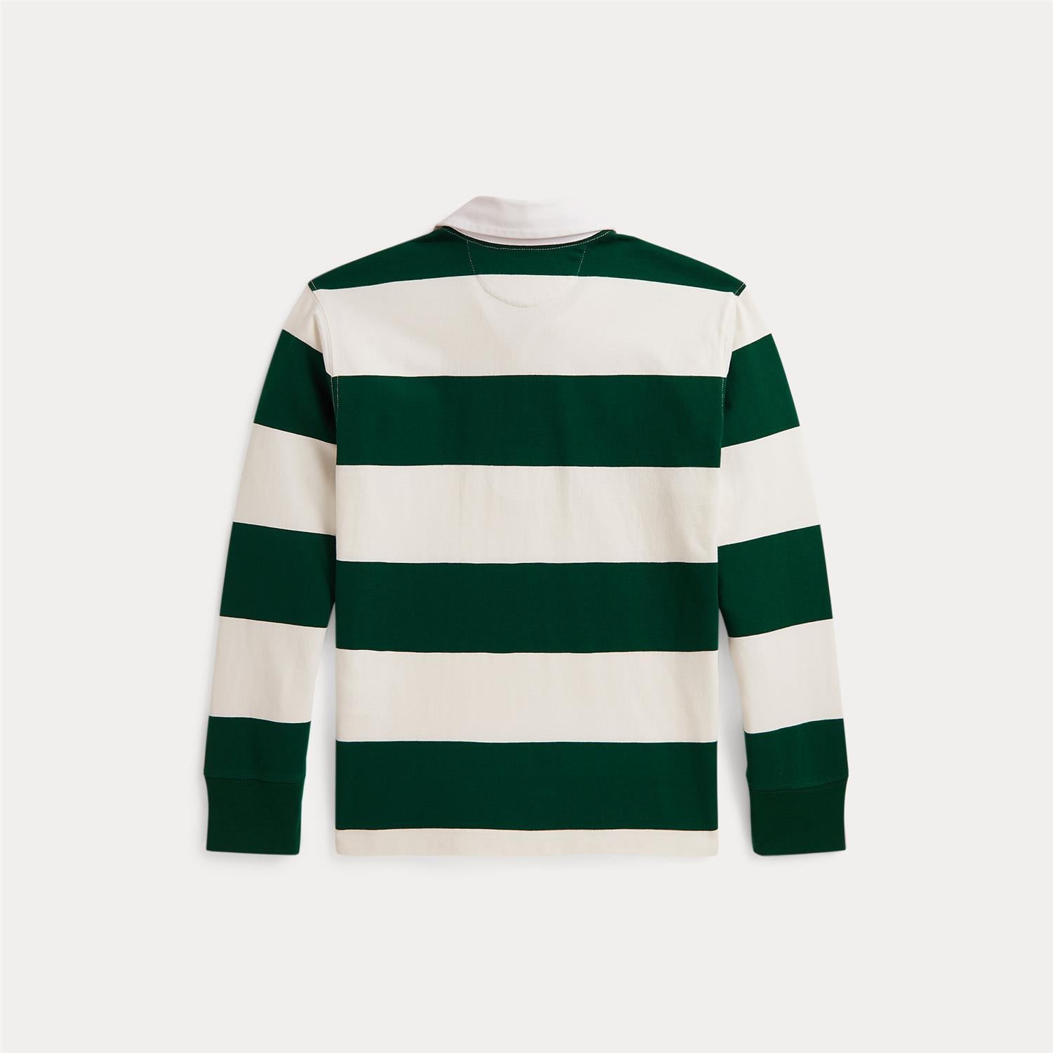 The Iconic Rugby Shirt Hunter Green/Nevis