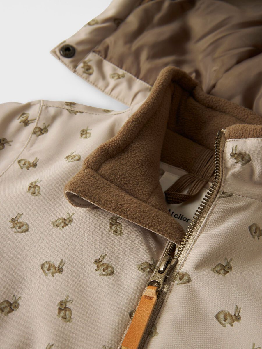 Lasno Snowsuit Oxford Tan Rabbit