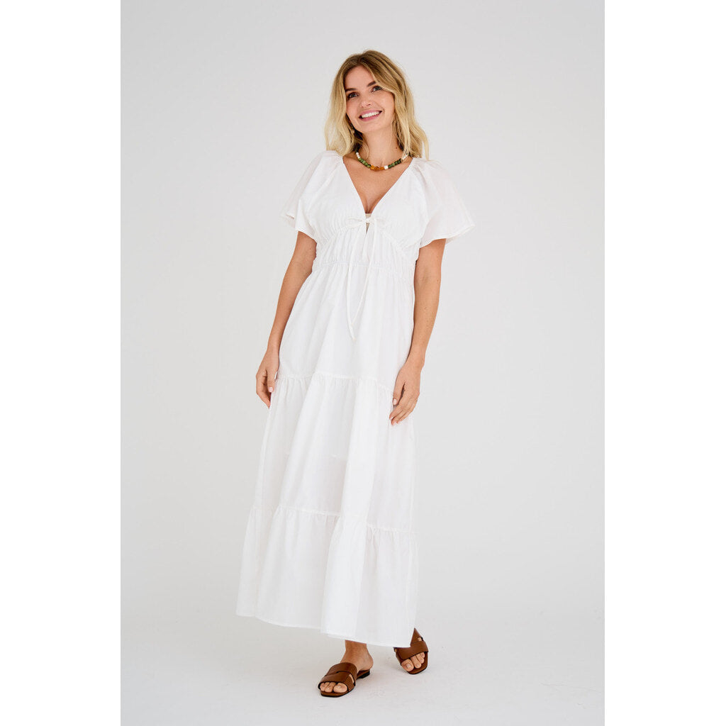 Fransisko Maxi Dress White