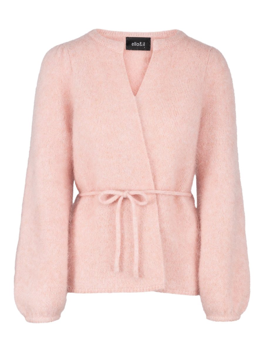 Fredrikke Chunky Cardigan Dusty Pink