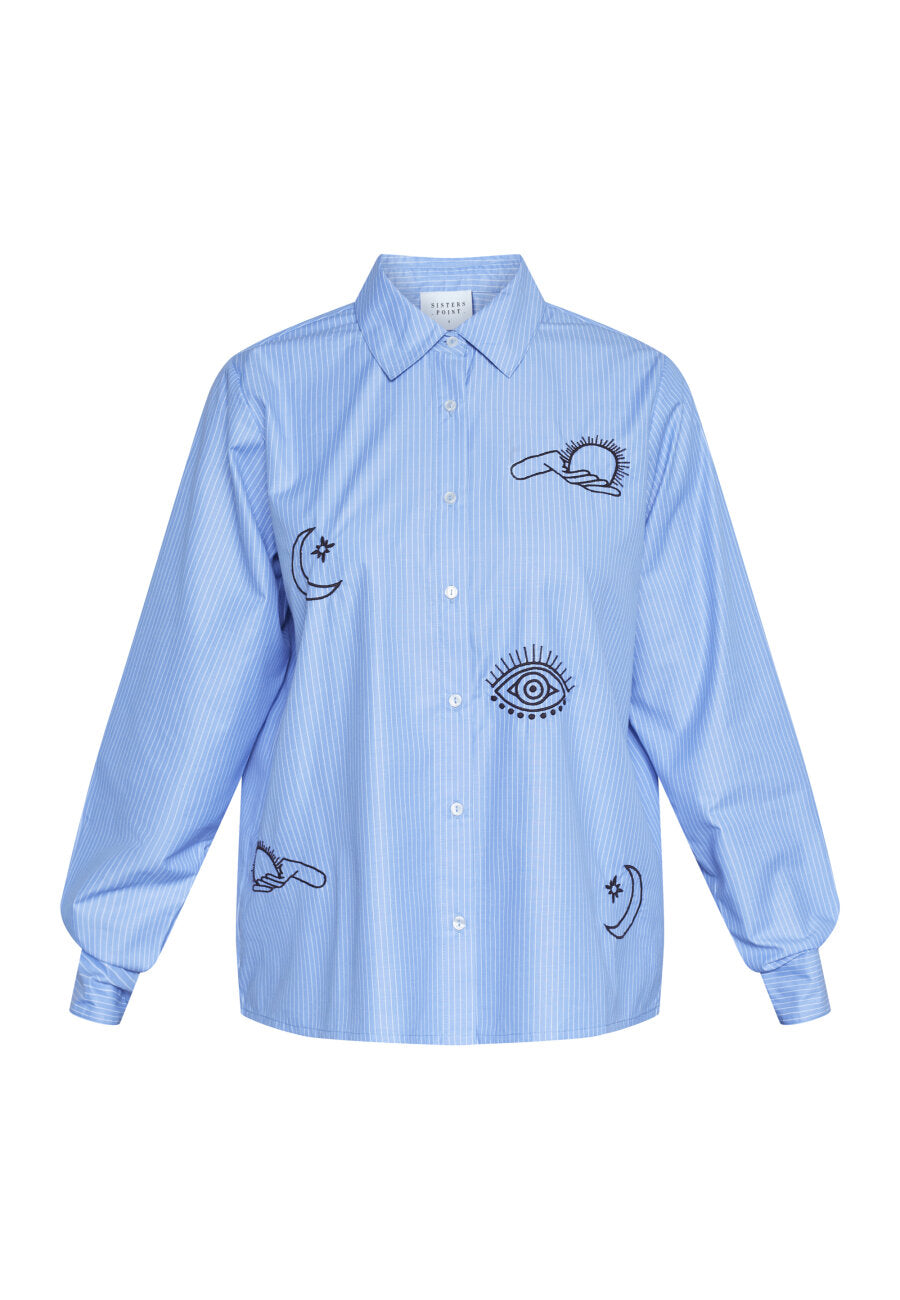 Ibisa Shirt Stripe/Brown