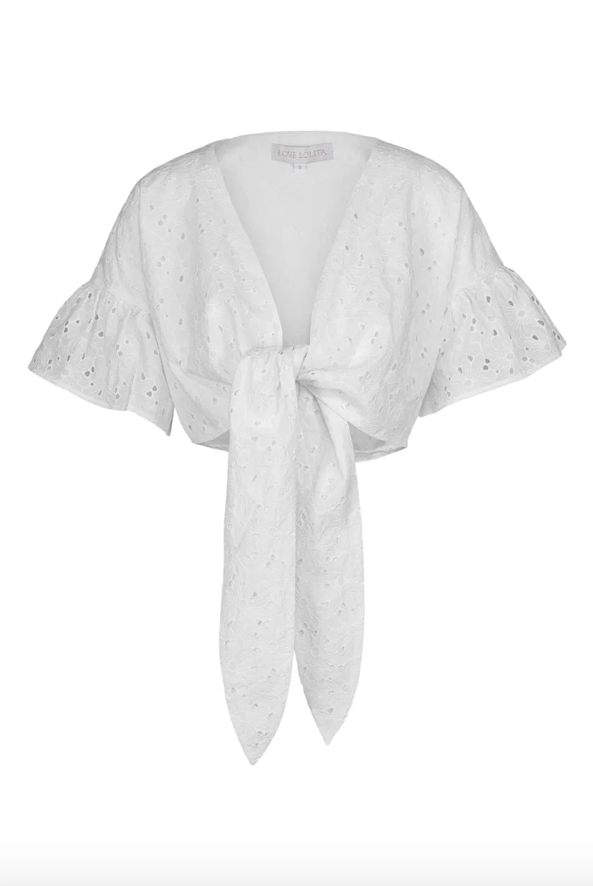 Carla Top White