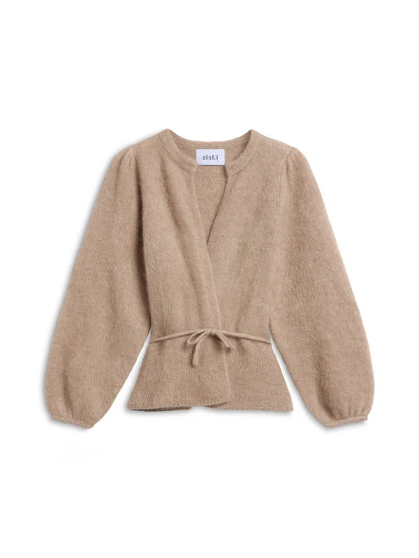 Fredrikke Chunky Cardigan Hazel Beige