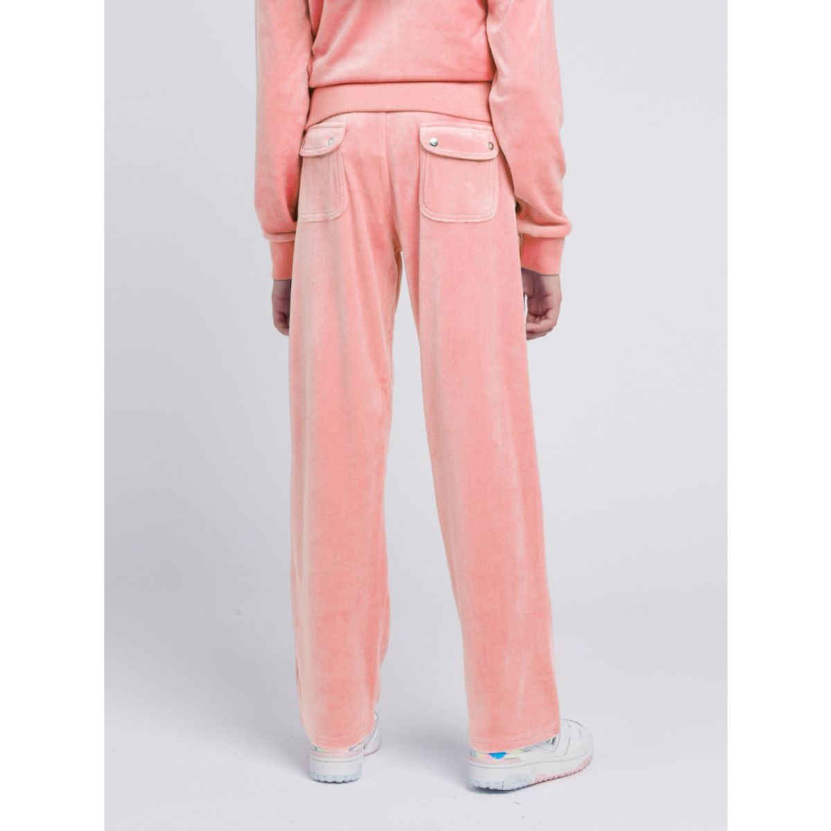 Tonal Velour Jogger Peach Blossom