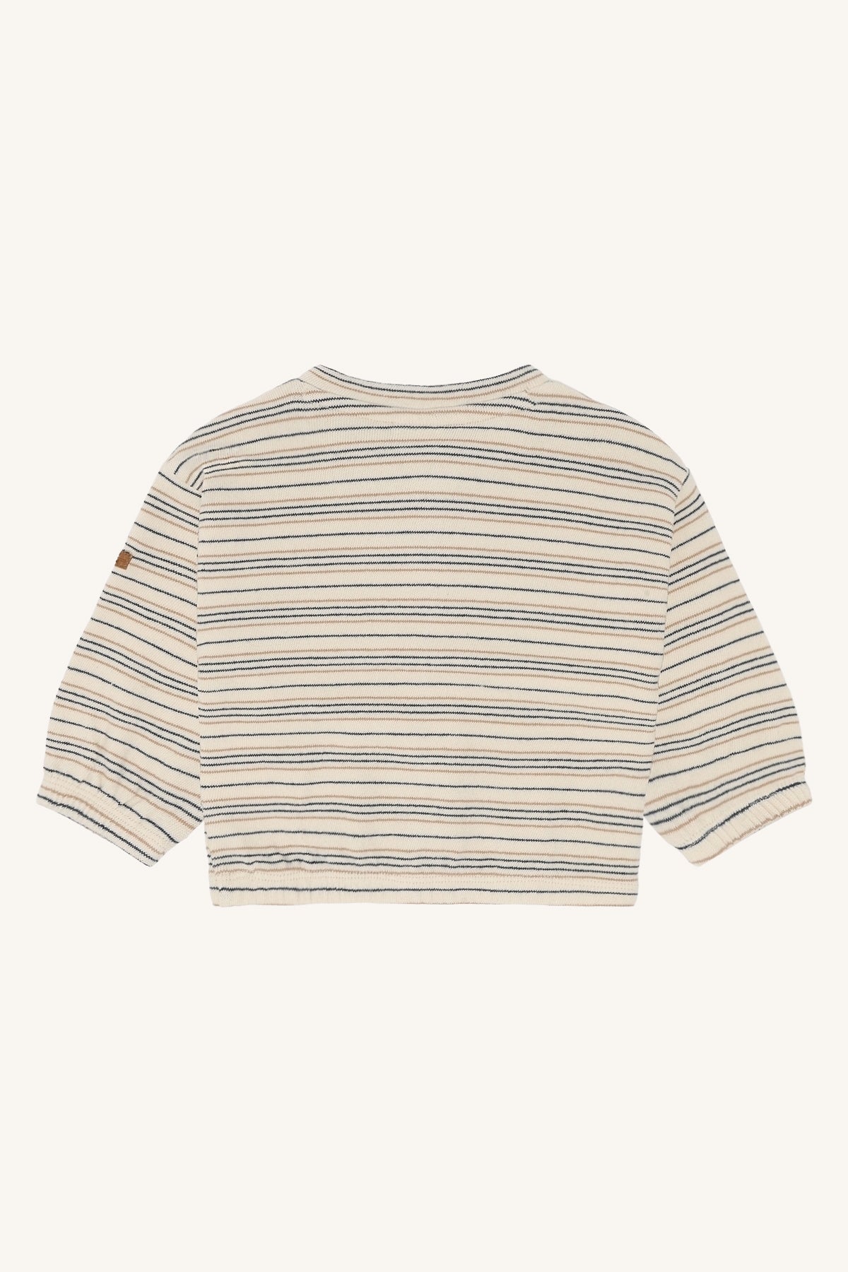 Sigurt Fine Striped Knit Snow White