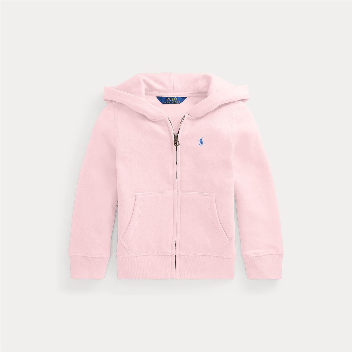 Fleece Full-Zip Hoodie Hint Of Pink