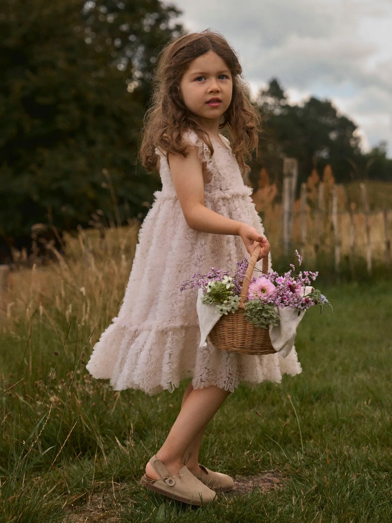 Fauna Capsl Tulle Dress Pumice Stone
