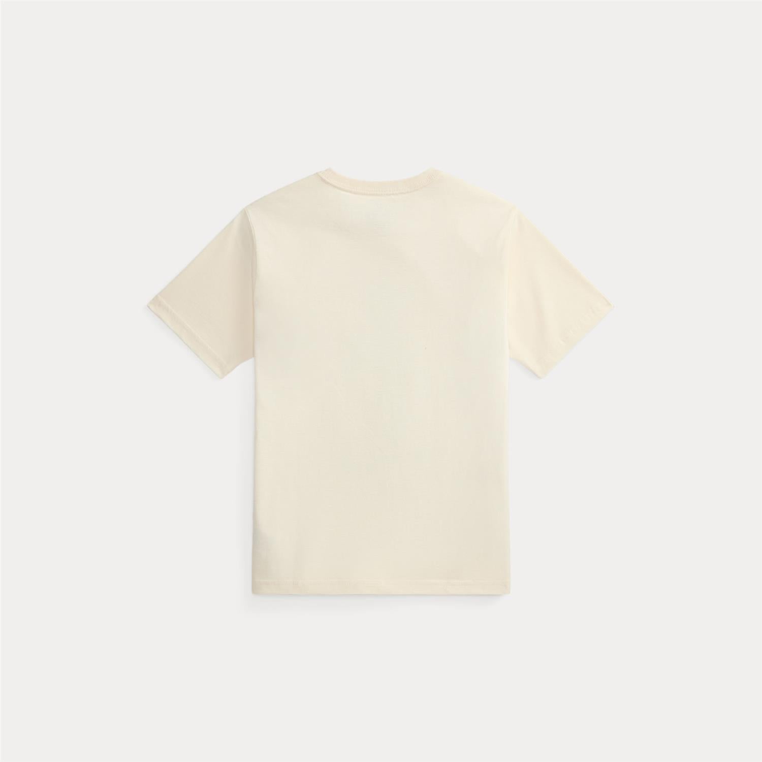 Cotton Jersey Crewneck Tee Estate Cream