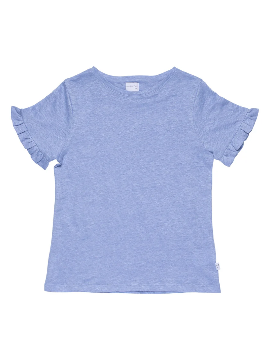 Lara Linen Tee Light Blue